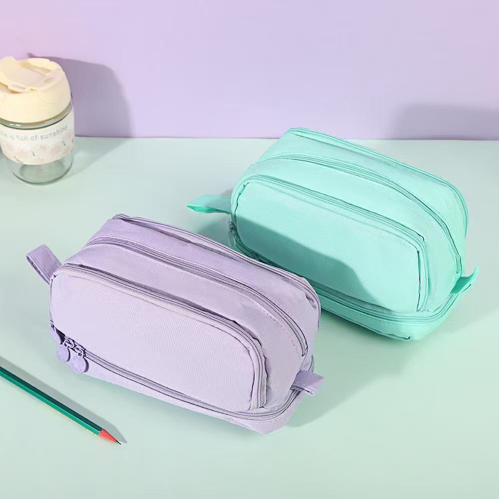 Demon Hunter Girls Team Pencil Case: Large Capacity, Cute Stationery Box for Primary Students