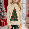 Children's Daily Casual Long-sleeved Printed Tops T-shirt