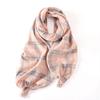 2025 New Striped Plaid Versatile Scarf Women's Winter Explosive Macaron Thickened Warm Couple Shawl Women