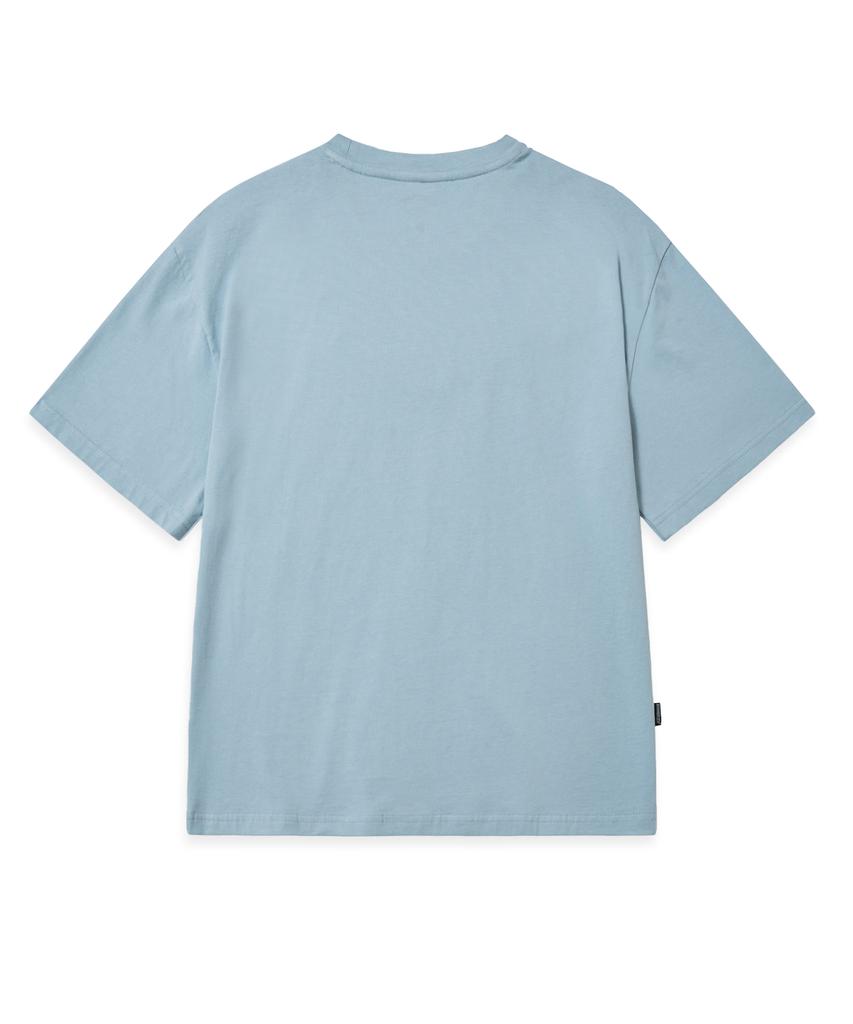 BROWNBREATH Cursorily Tee - Sky Blue