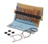 KnitPro Ginger Interchangeable Circular Needle Set High Quality Knitting and Craft Supplies 5-inch (13cm) 11-size (Regal Set) - (31281)