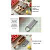 Removable Collector Stainless Steel Cheese Grater with Handle Cheese Tools Server  Radish
