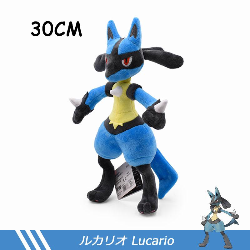 Original Pokemon Plush Lucario Greninja Charizard Lugia Zeraora Sprigatito Scorbunny Steelix Zoroark Stuffed Toys for Kids Gift