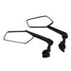 1 Pair Bike Rearview Mirrors 360 Degree Rotation Cycling Handlebar Mirror Replacement for Electric