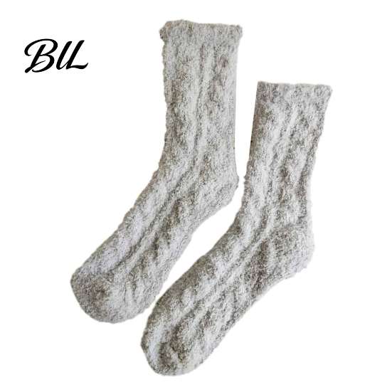 Comfortable Bed Socks for Sleeping Thickened Plush Women, Thermal Sleep Socks, Coral Fleece Warm Cozy Indoor Floor Soft House Winter Autumn