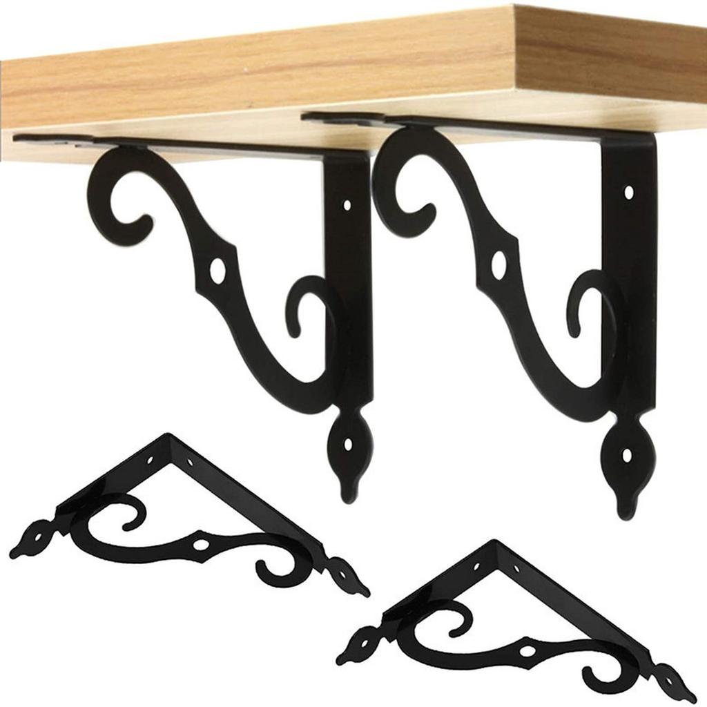 Floating Shelf Bracket Support  Heavy Duty Shelving Metal Garage for Shelves