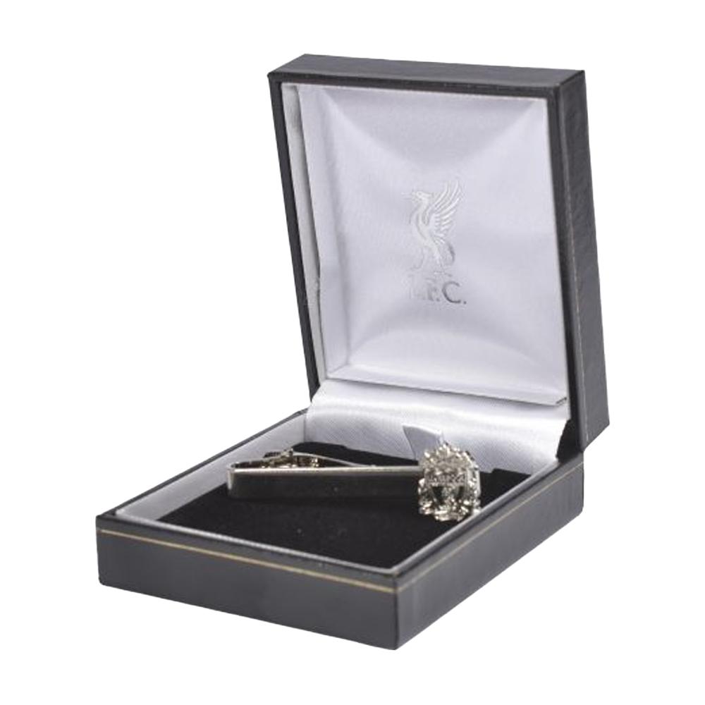 Liverpool FC Silver Plated Crest Tie Slide