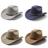 Knot Fedora Hat With Wool Blend Fabric For Winter Men Women Fashion