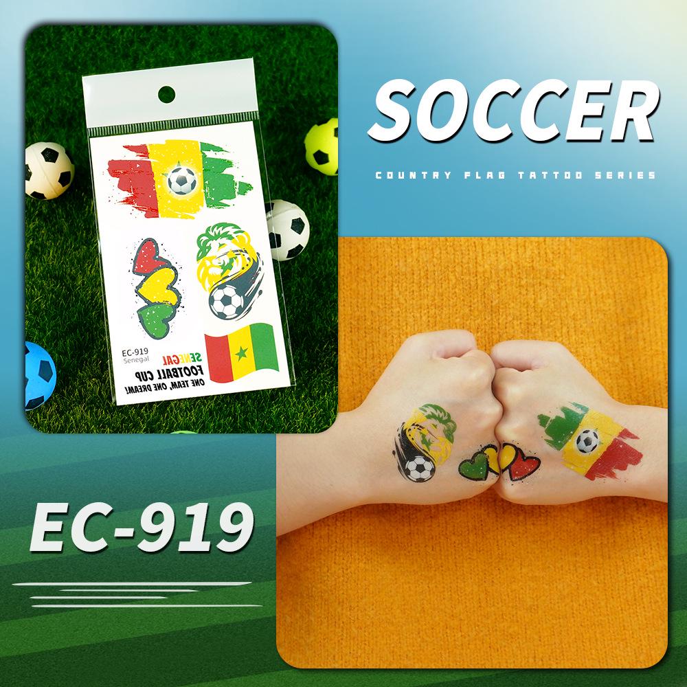 Ruikalong USA Canada Mexico Flag Waterproof World Cup Tattoo Stickers