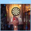 Premium 17 Inch Fiberboard Dartboard Set Ideal For Entertaining Family And Friends