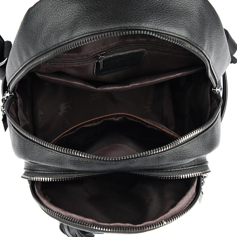 Soft Leather Fringed Backpack Women'S Fashion Casual Backpack Large Capacity Travel Bag Women'S Backpack Tide