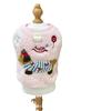 Pet Plush Embroidered Vest Dog Autumn/Winter Velvet Thickened with Traction Ring Small Dog Coat Christmas Clothes Jacket