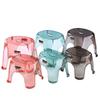 Silingfei Transparent Plastic Bathroom Stool