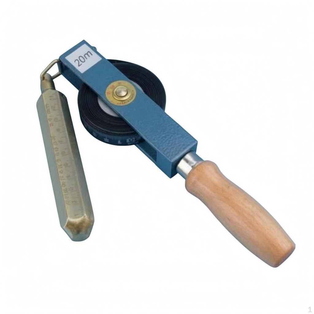 Oil Gauging Tape Resistant Sounding with Plumb Bob Accurate Calibration Petroleum Tank Depth