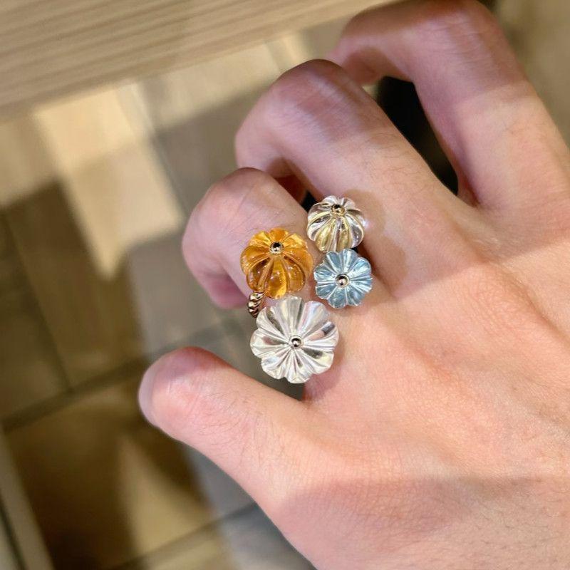 Trendy Fashion Pumpkin Open Rings For Women Dopamine Exquisite Design Daily Commuting Versatile Hand Decorations Jewelry