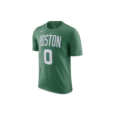 Einfarbiges Rundhals-Casual-Buchstaben-T-Shirt Herren-Tops Grün DR6364-320