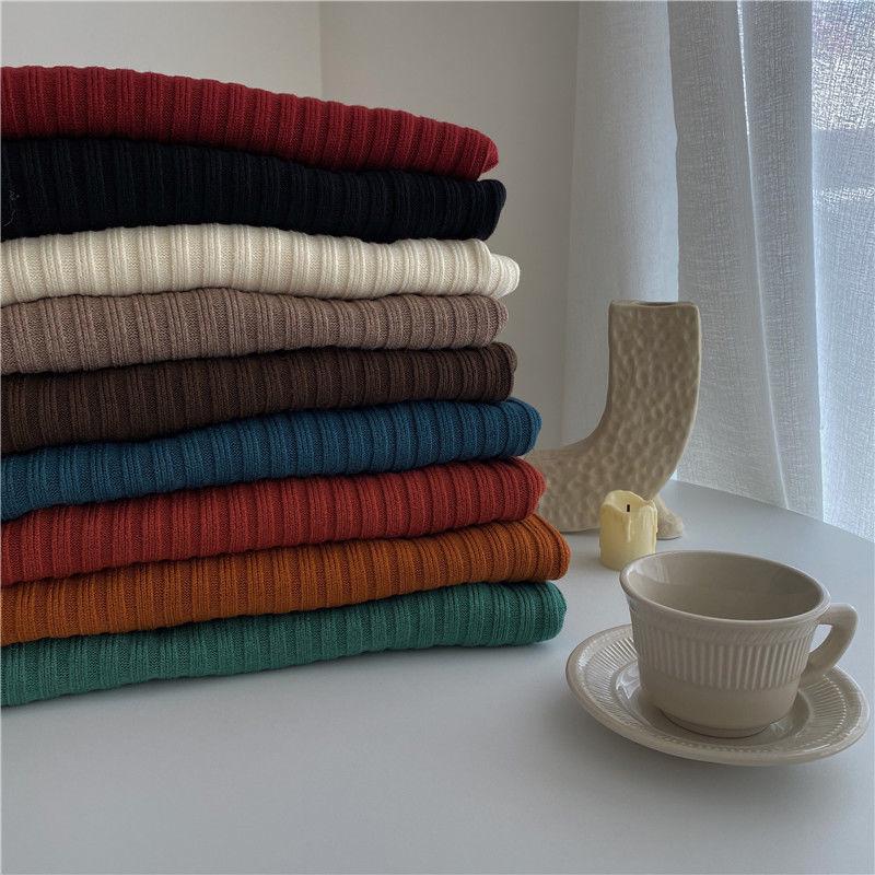 Loose Slimming Knitted Sweater: Half-High Neck, Autumn/Winter Style, Belly-Covering, Fits 80-200 Catties