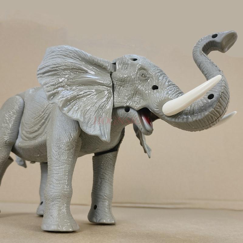 Giocattoli per Bambini Giocattolo Elettrico Modello Elefante Animali Versi Può Camminare Plastica Educativo giocattolo elettrico modello elefante giocattoli