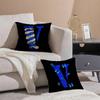 Naruto Street Culture Print Vlone Pillow Case Comfort Sofa Bed Silky elegant Invisible zipper Decorative cushion cover