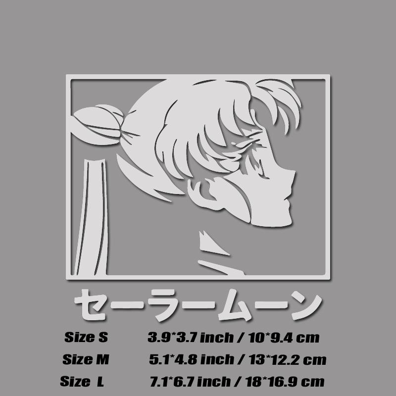 Moon Sailor anime decal,creative&fashion decal with high quality for car windows,good for female driver,For a Unique look!