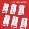 Idiom Chain Poker Puzzle Game - Student Edition for Fun Literacy