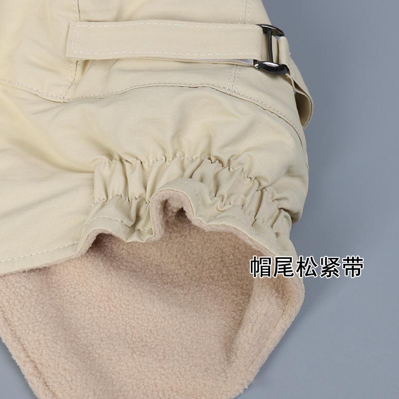Lightweight Outdoor Fleece Inner Warm Lei Feng Hat Men's and Women's Nylon Anti-splashing Ski Ear Protection Anti-freezing
