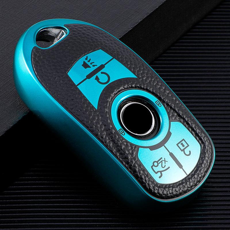 Leather Key Case for Buick Envision, New Regal 21, LaCrosse, GL6 Models - Unisex Design