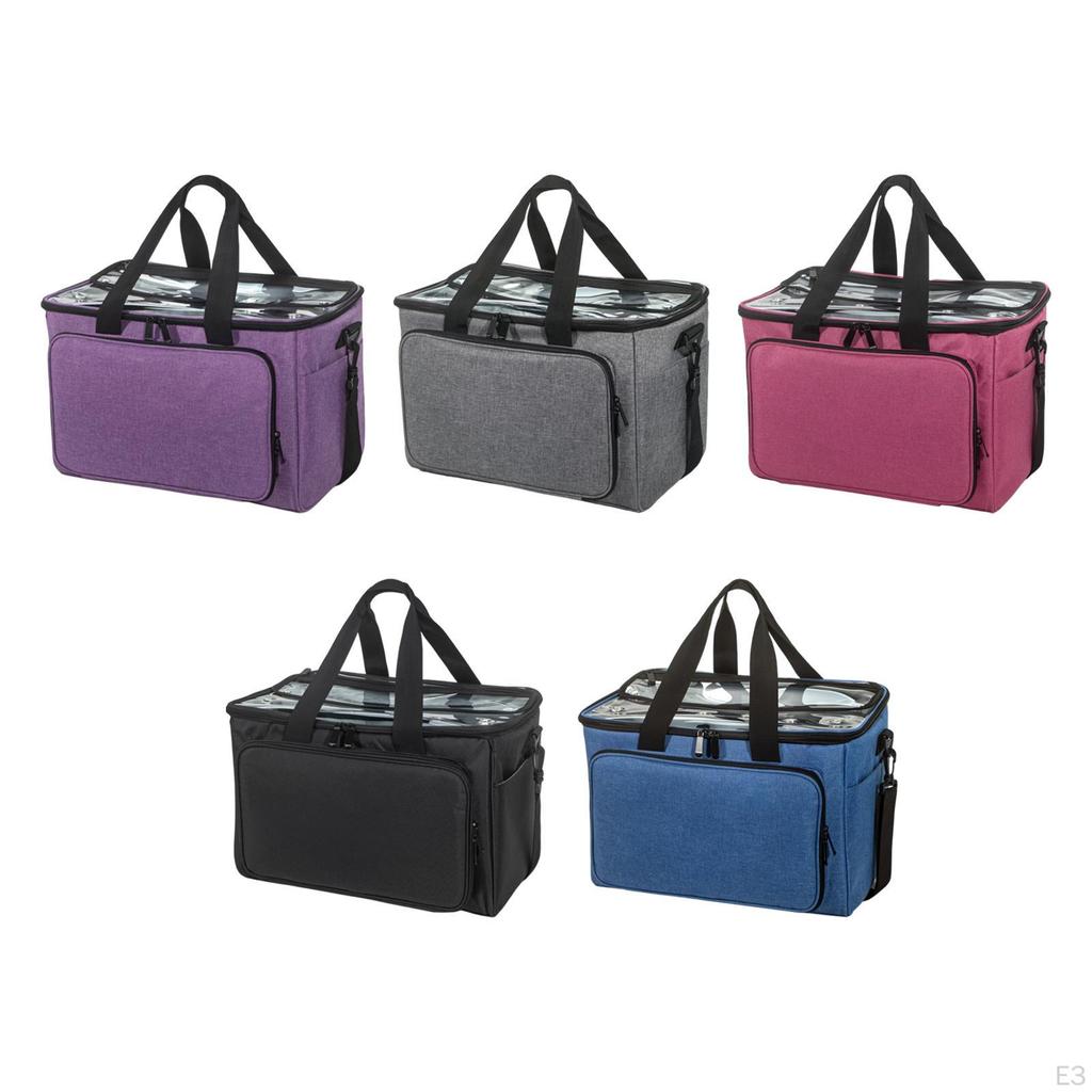 Crochet Bag Organizer Knitting Storage Yarn Polyester Practical And with Multiple