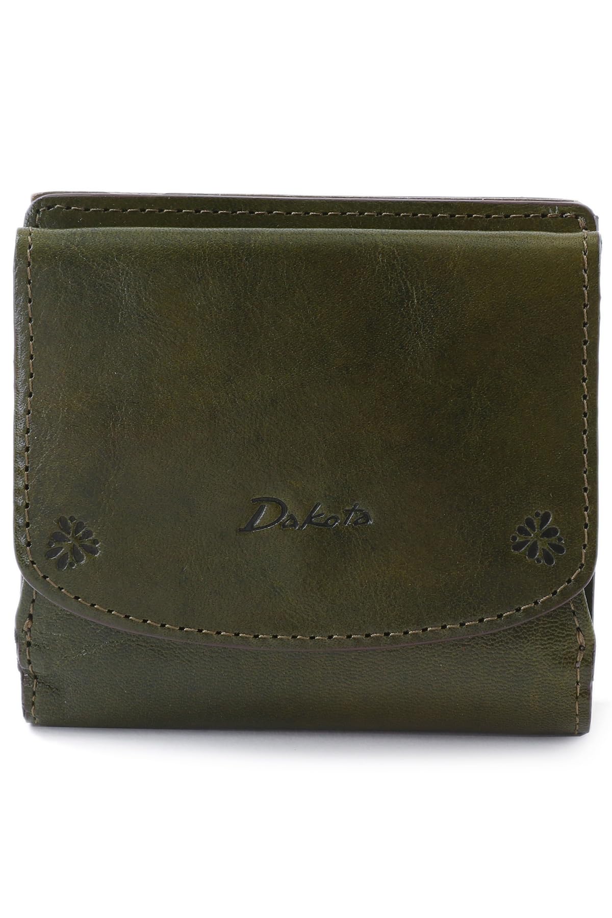 

Bifold Wallet Genuine Leather Green [Dakota] Women s DA-36123-50 зелений