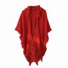 Crochet Top Knitted Hoodie Shawl Wrap Evening Capes Elegant Women Cloak  Travel