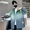 Children's Fashion Gradient Trench Coat: Spring/Fall Casual Jacket for Boys
