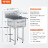 Stainless Steel Prep & Utility Sink, 1 Compartment Free Standing Small Sink Include Faucet & legs, 21"x41" Commercial Single Bowl Sinks for Garage,