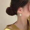 Sweet Cool Two-wear Pearl Earrings Fashion Versatile Design Women's Personalized Temperament Everyday Fashion Ear Jewelry