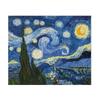 5D Painting Kit Van Gogh Starry Night Full Drill Round Crystal Art Home Decor
