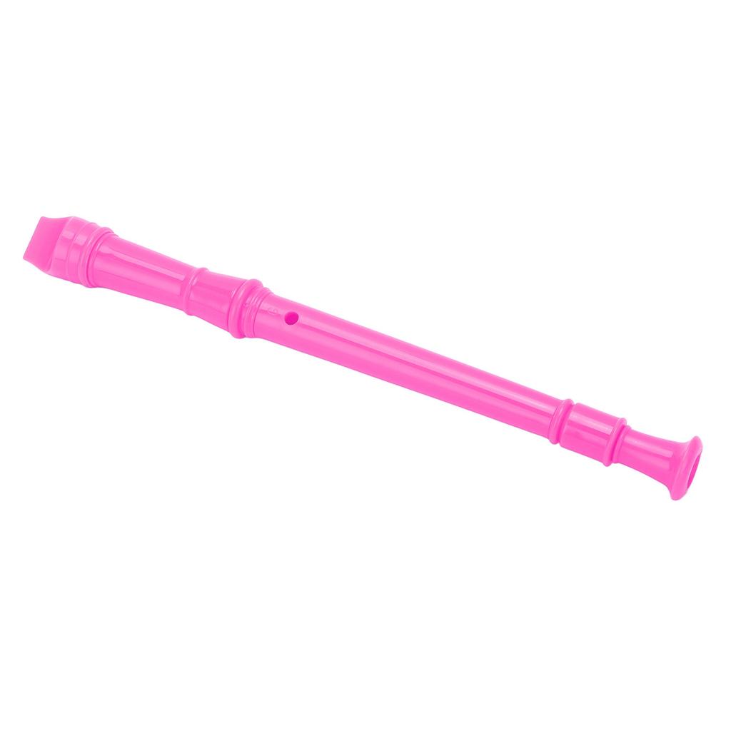 Instrument ABS Flet prosty 8-otworowy Flety sopranowe dla przedszkoli i szkół podstawowychRóżowo-czerwony