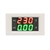 Walfront LED Dual Panel with Digital Sine Wave Tester and Mutual Inductor Volt-Ampere Meter, 60-300V AC, Voltmeter/Ammeter, Display,