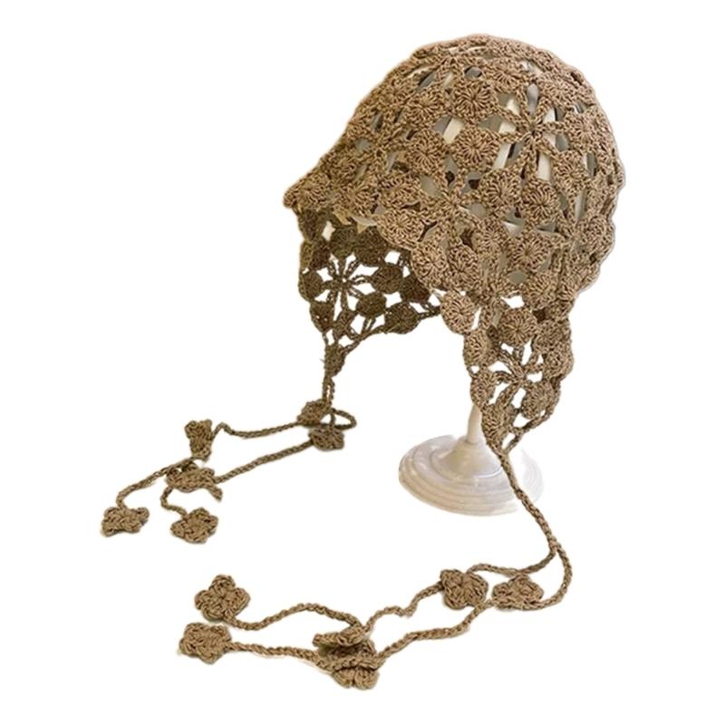 

Elegant Handwoven Beanies Hat Breathable Hat Crocheted Beanies Hat Holiday Crocheted Hat Encrusted Handwoven