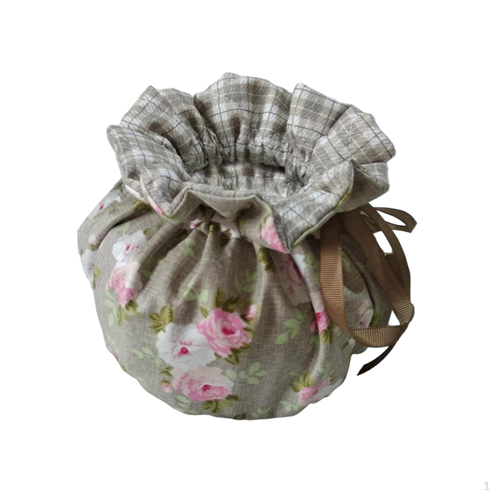 

Tea Cozy Teapot Warmer Decoration Portable Decorative Pot Cover Kettle for Home Festival brown ribbon