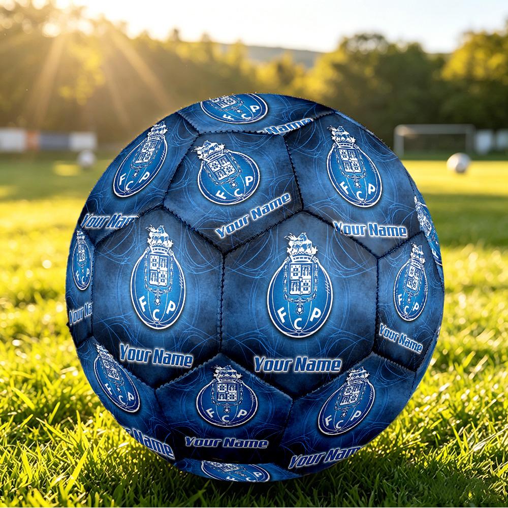 Personalized Size 5 Football FC Porto Pattern Outdoor Game Sports Ball Gift