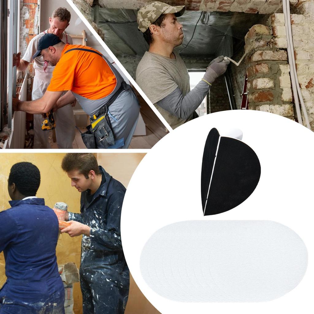 Multifunctional Sandpaper Rack Self-adhesive Handheld Sanding Sandpaper Tool Semi-Circular Angle Sander Kit for polishing