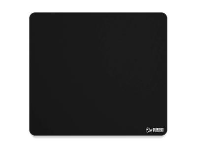 Glorious Gaming Stitched 2mm Thick Black MS548 Mousepad, Fabric, Anti-Fray Edge, Non-Slip Rubber, Washable, 41x46cm, (Slim), (G-XL)
