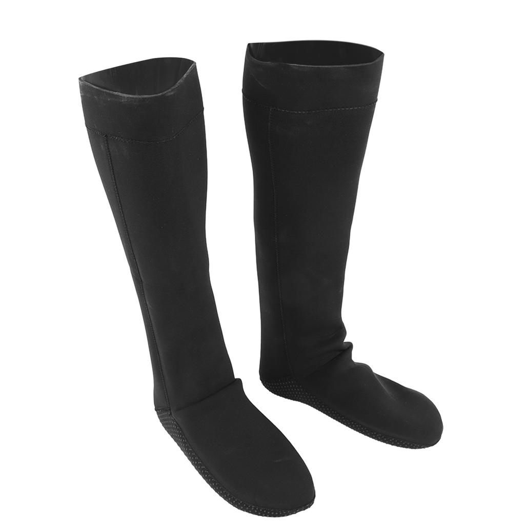 3mm Thermal Diving Socks Neoprene Quick Drying Long Dive Water Socks for Men Women Water Sports Swimming L