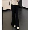 American Slimming Flared Trousers for Women - Elegant Drape Casual Pants for Spring 2026