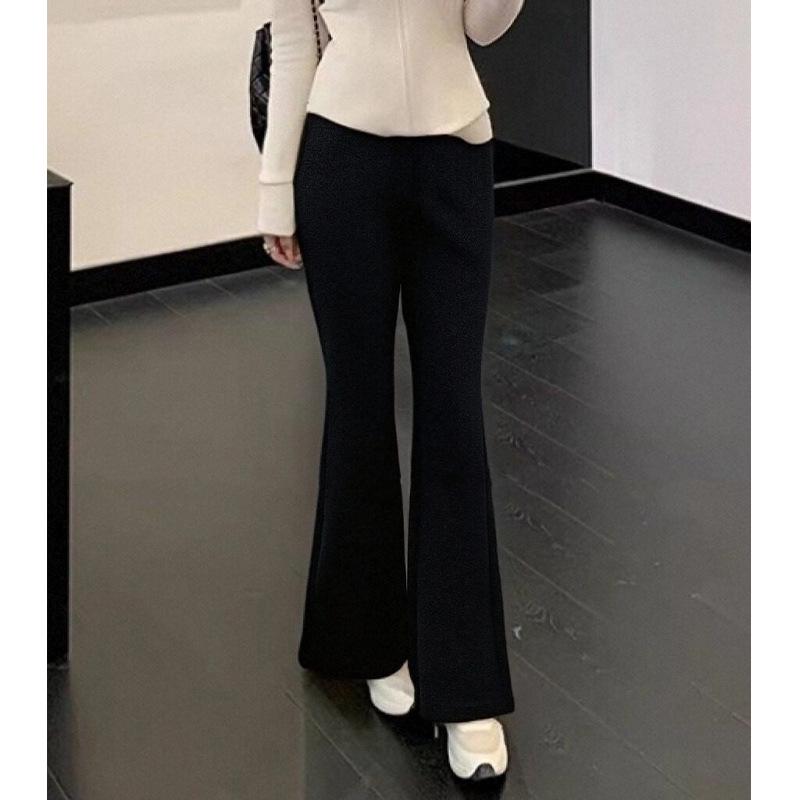 American Slimming Flared Trousers for Women - Elegant Drape Casual Pants for Spring 2026