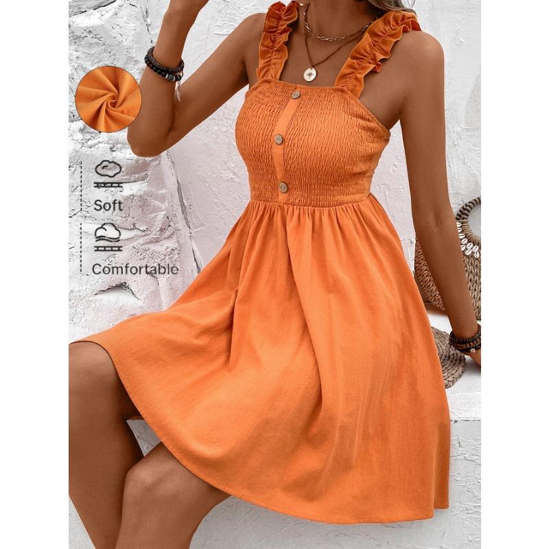 This Is An Elegant and Versatile Halter Short Dress for Women's Spring and Summer