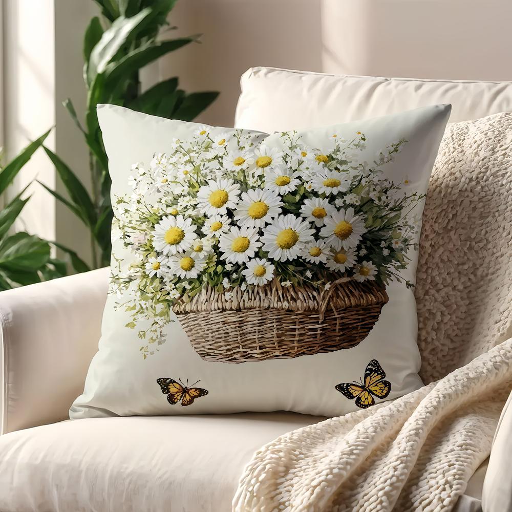 Farmhouse style cushion cover For Pillow Printing Sofa Decoration Home Car Room Coffee Shop Office Nordic Simplicity