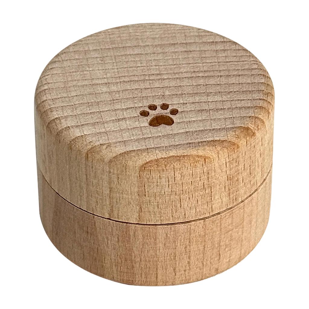 Children's Tooth Keepsake Box, Natural Wood Memory Storage For Baby Teeth, Umbilical & Hair, Compact Lidded Design For Cherished Childhood Mementos,