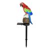 Cross-border Solar Resin Parrot Lawn Lamp - Outdoor Decorative Ground Light