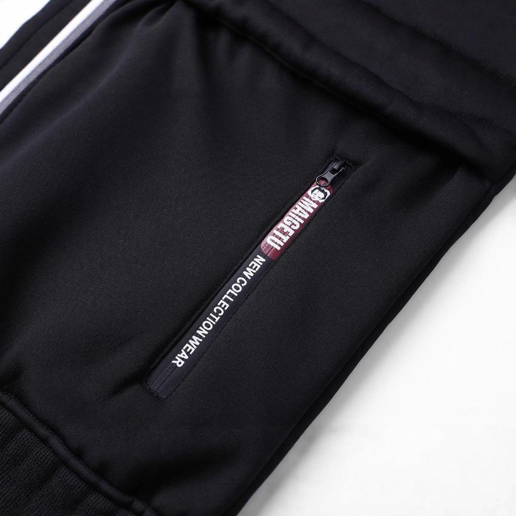 European & American Men's Thick Fleece Hoodie - OZON Hooded Loose Jacket, Baseball Style