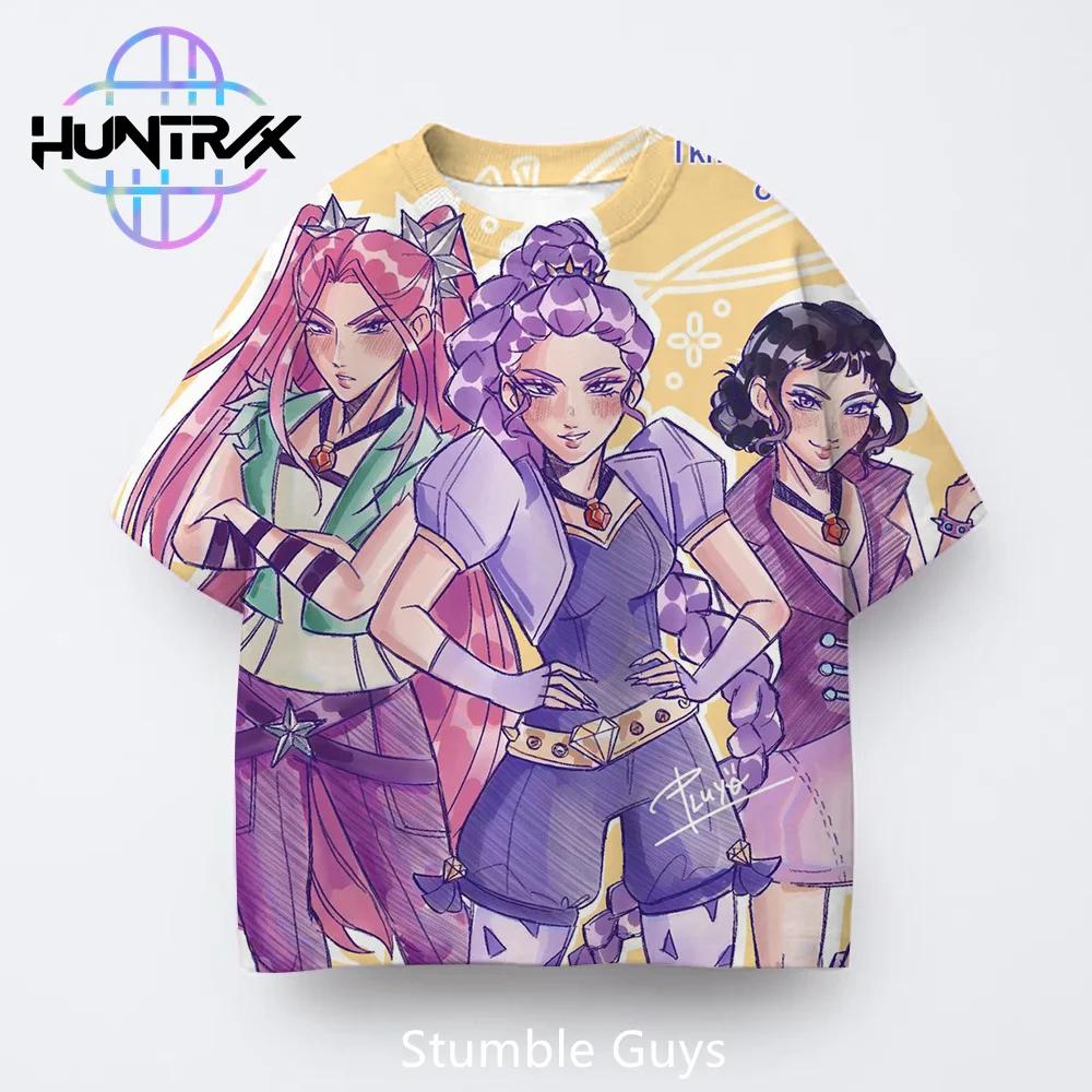 Summer T-shirt Anime Clothing Boys Girls Casual Fashion Kpop Demon Slayer Cartoon Short Sleeve